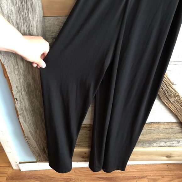 Connected Apparel Size 12 Black/White Jumpsuit With Red Sash - Picture 5 of 8